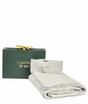 Giftbox Cozy Women Headband and Scarf
