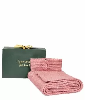 Giftbox Cozy Women Headband and Scarf