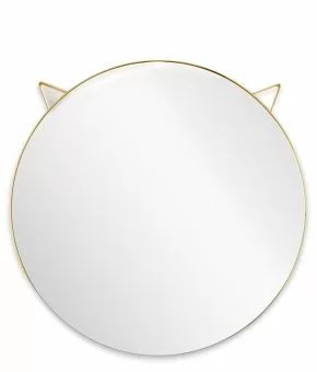 Wall Mirror Cat Round