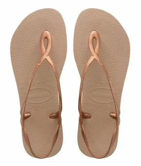 havaianas luna rose gold new