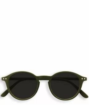 izipizi-d-sun-zonnebril-kaki-green-sunglasses-green-front