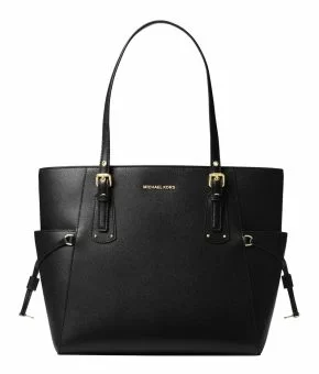 michael-kors-voyager-ew-signature-tote-black-gold-hardware-30H7GV6T9L-front