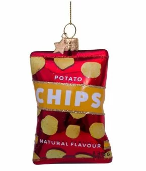 Ornament Glass Natural Flavour Chips 9cm