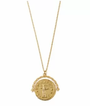 orelia-ketting--ORE26202-Coin-Spinner-Necklace-goud-1