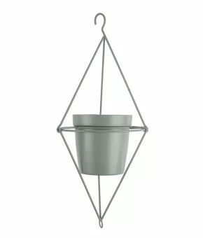 Hanging plant pot Spatial diamond iron
