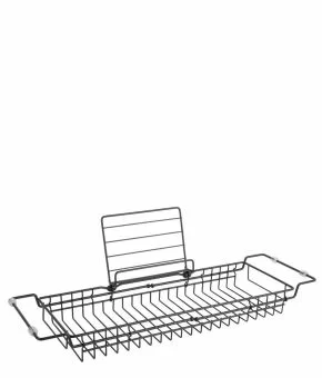 Bath tub caddy iron black