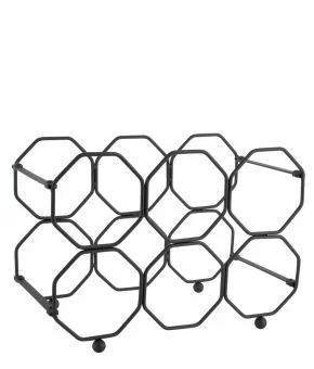 Wine rack Honeycomb foldable iron