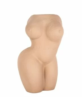 Plant pot Lady polyresin