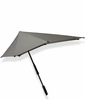 senz-large-stick-storm-umbrella-silk-grey-front
