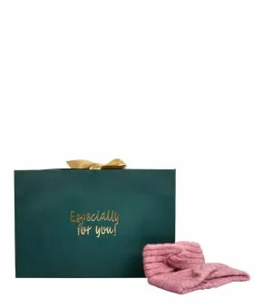 Giftbox Cozy Girls Baby Headband and Col