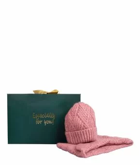 Giftbox Cozy Girls Kids Beanie and Col