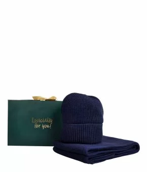 Giftbox Classic Men Beanie and Scarf