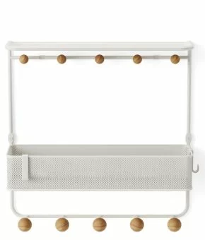 Estique Shelf With Hooks
