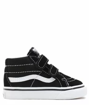 vans-VN00018W6BT1-TD SK8-Mid-Reissue-V-zwart-1