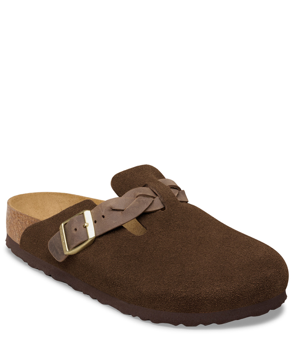 Boston Braided Suede Leather Narrow