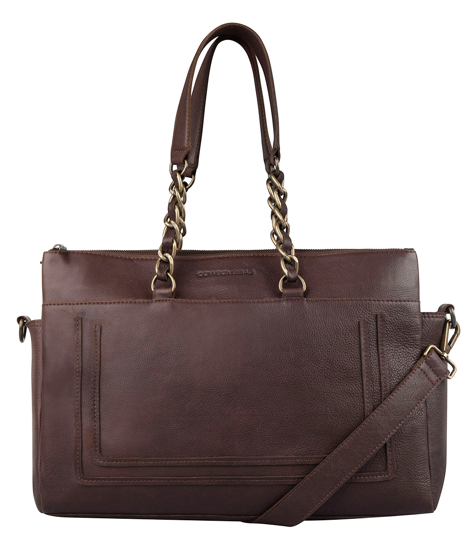 Cowboysbag schoudertas bruin