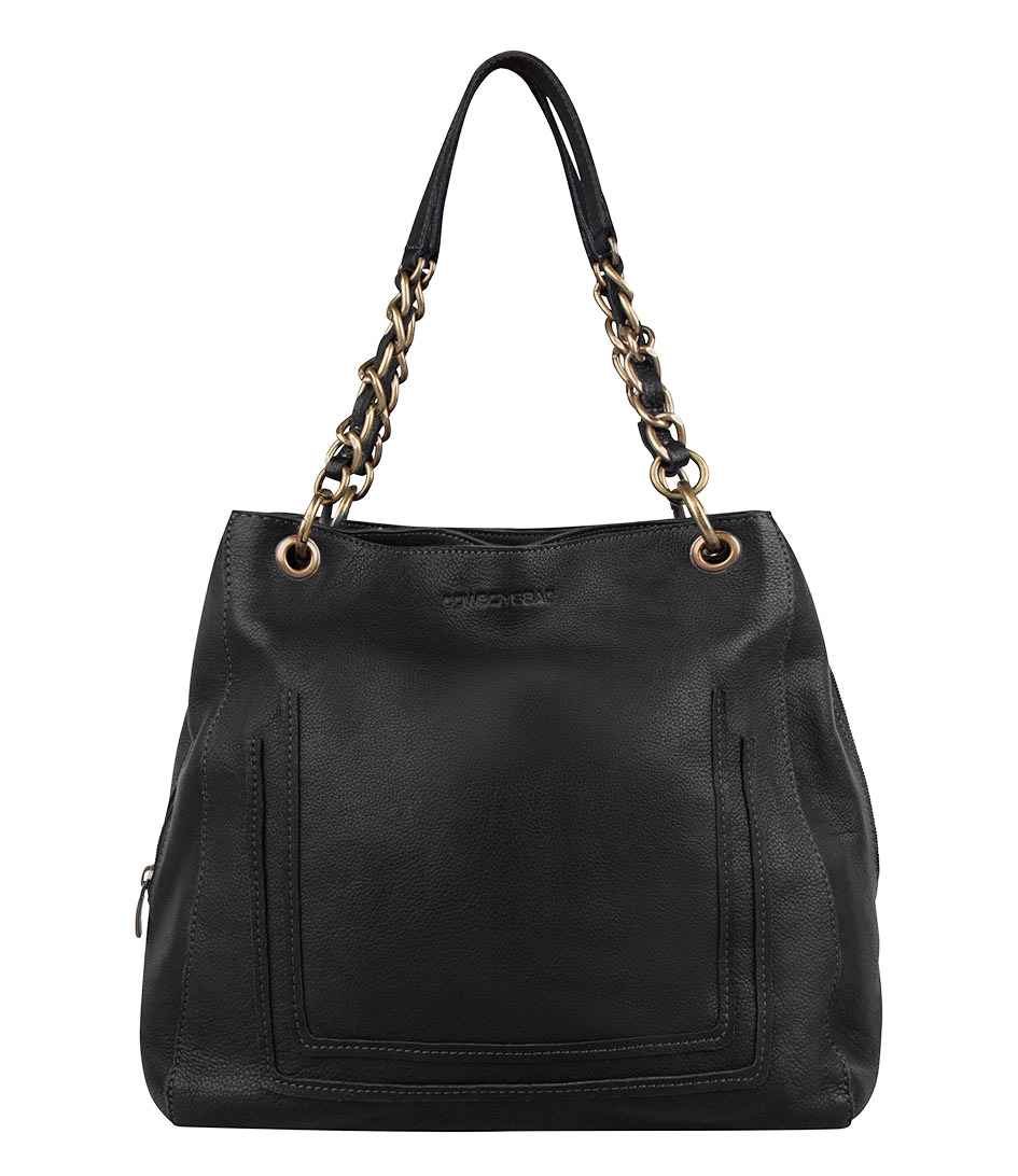 Cowboysbag shopper zwart