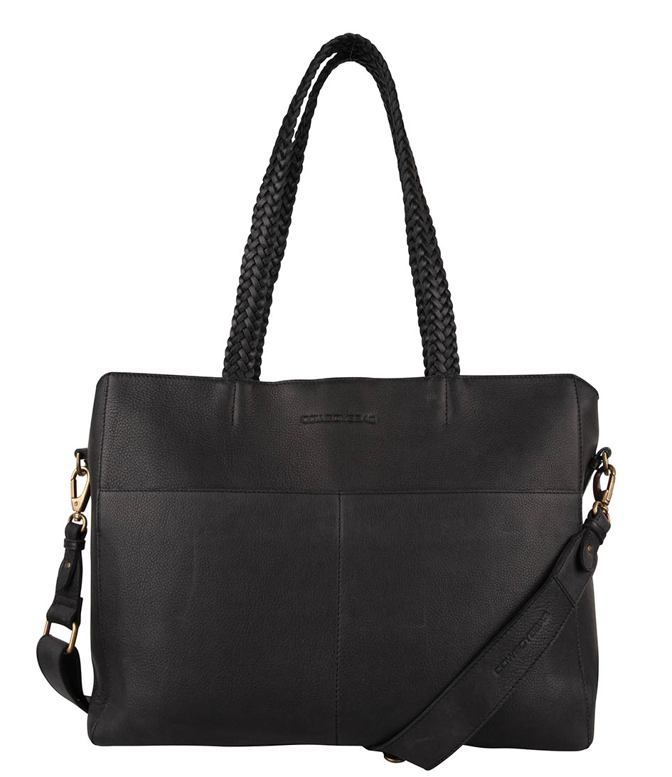 Cowboysbag schoudertas zwart