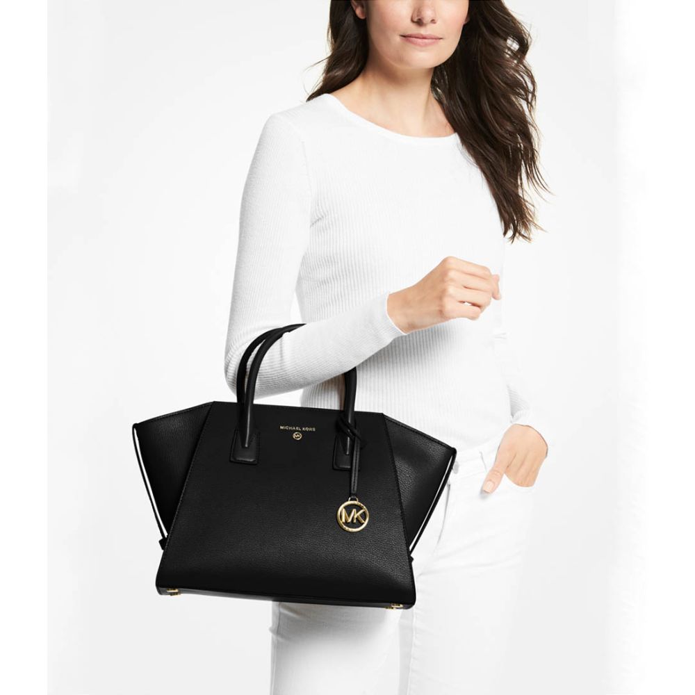 ASL♡M Avril Large Top Zip Satchel Black 30F2G4VS3L online kopen