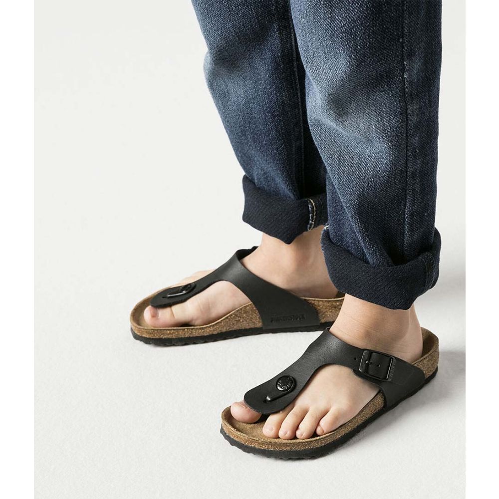 birkenstock gizeh black narrow