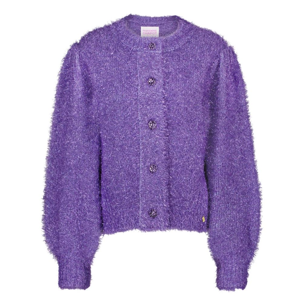 Kitty Cardigan Eggplant CLT-58-CAR-AW23 online kopen