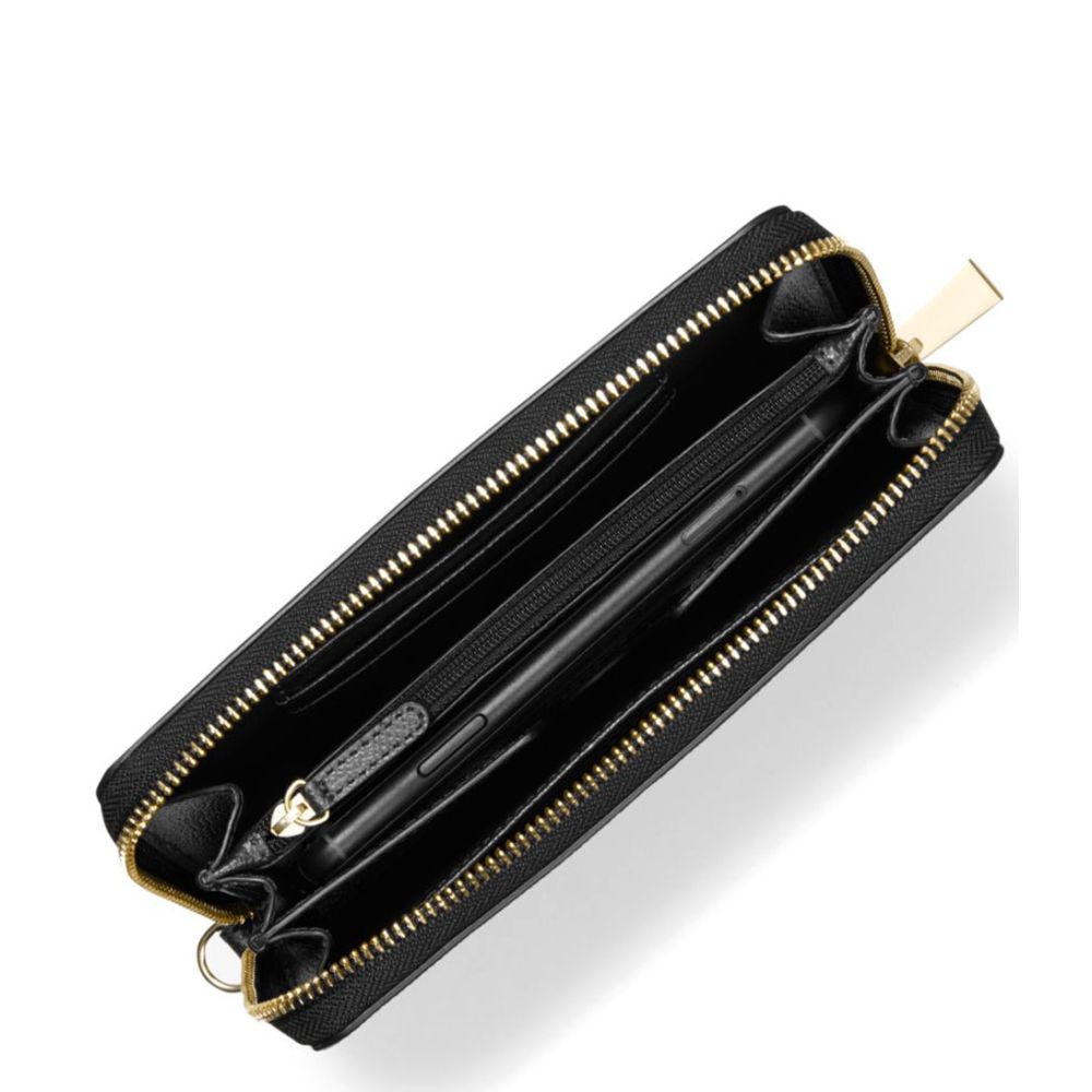 michael michael kors signature jet set item large flat multi function phone case
