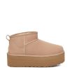 UGGW CLASSIC ULTRAMINI PLATFORMベージュ26 Beige UGG Vachtlaarzen W CLASSIC ULTRA MINI PLATFORM | Assem