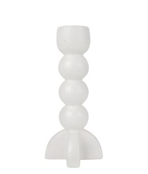 Kandelaar Met Bolling Op Voet Gespikkeld