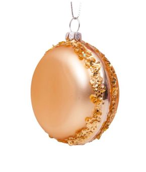 Ornament glass macaron H7cm