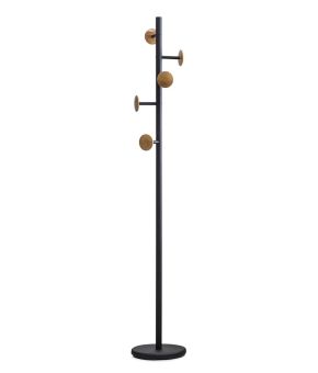 Coat Rack Shiitake Wood