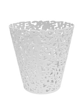 Wastebasket Letters Plastic