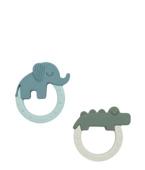 Teether 2 Pack Deer Friends Bijtring