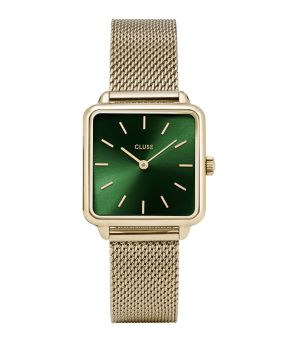 cluse-la-tetragone-mesh-gold-plated-forest-green-gold-plated-CW0101207013-1