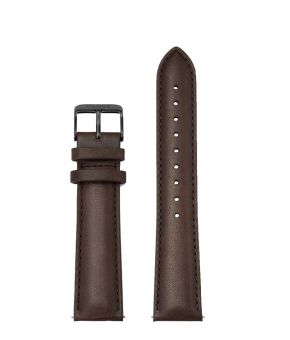 Strap Leather 20 mm Black