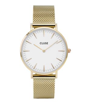 cluse cl18109 la boheme mesh gold white front
