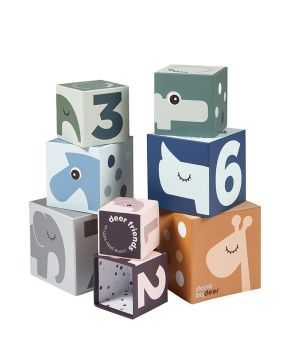 Stacking Cubes Deer Friends