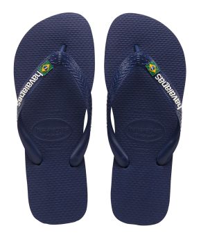 Havaianas 4110850 Kids Flipflops Brasil Logo navy blue 1