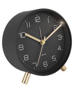 karlsson-alarm-clock-lofty-meta-matt-d11cm-black-1