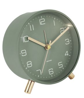 Alarm clock Lofty metal matt D. 11cm