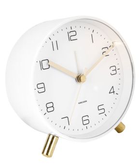 Alarm clock Lofty metal matt D. 11cm