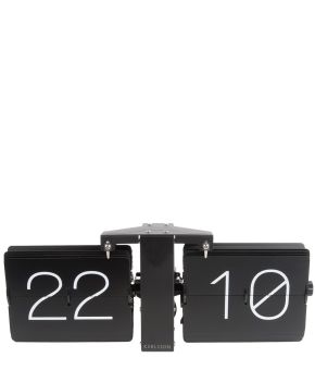 karlsson-Flip-clock-No-Case-matt-black-stand-zwart-1