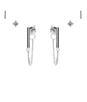 karma-oorbellen-Earparty-Plain-Perfection-zilver-1