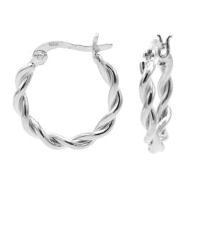 Karma-Plain-Hoops-Chunky-Twisted-silver-1