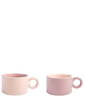 Mug Chiquito Pink Set Of 2