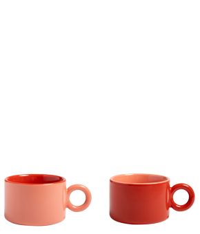 Mug Chiquito Red Set Of 2