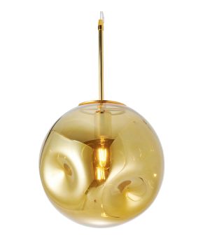 Pendant lamp Blown glass round