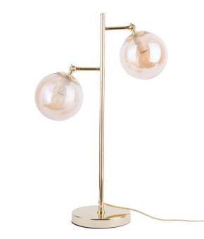 Table lamp Shimmer amber glass shades