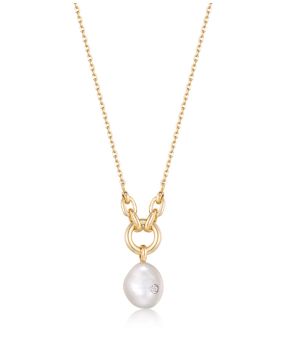 Pearl Power Sparkle Pendant Necklace L