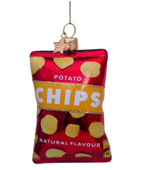 Ornament Glass Natural Flavour Chips 9cm