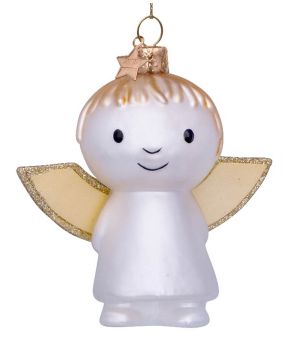 Ornament Glass Nijntje Miffy Angel 11cm With Box
